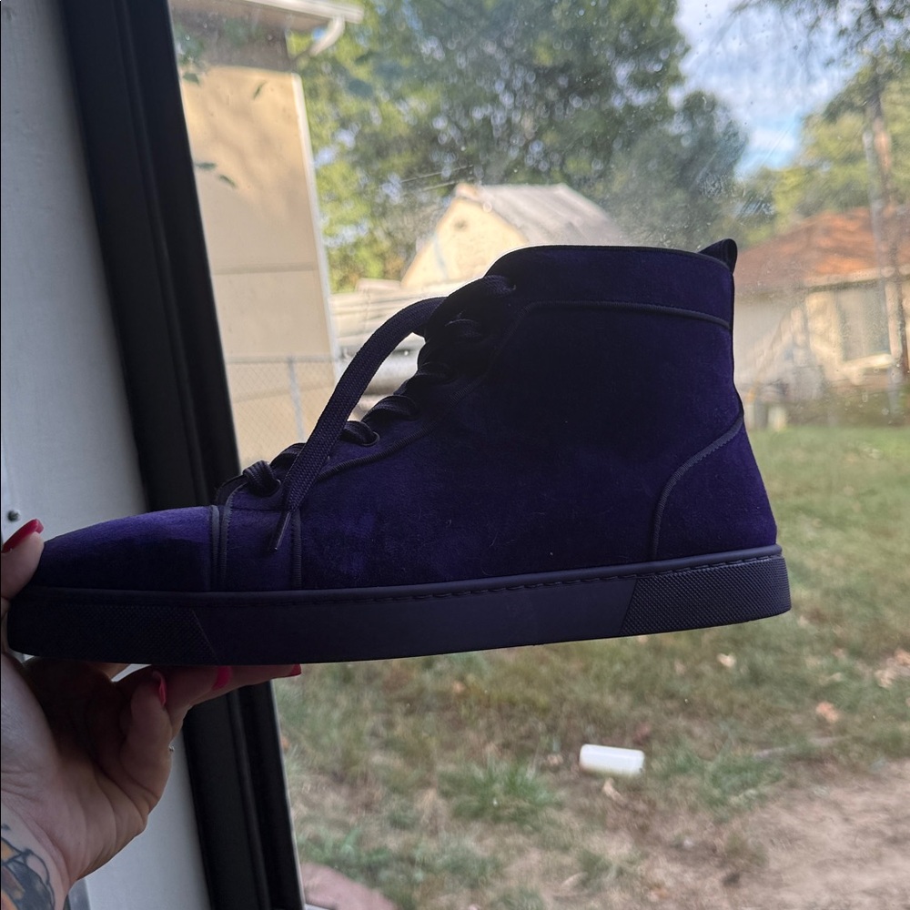Vibrant Purple christian lou Sneakers